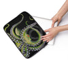 Green Octopus Tentacles Watercolor Art Laptop Sleeve