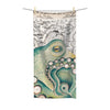Green Octopus Vintage Chic Polycotton Towel 30X60 Home Decor