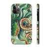 Green Octopus Vintage Map Watercolor Art Case Mate Tough Phone Cases Iphone 11 Pro