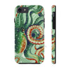 Green Octopus Vintage Map Watercolor Art Case Mate Tough Phone Cases Iphone 7 8
