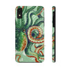 Green Octopus Vintage Map Watercolor Art Case Mate Tough Phone Cases Iphone Xr