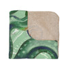Green Octopus Vintage Map Watercolor Arttan Sherpa Blanket Home Decor
