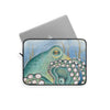 Green Octopus Watercolor Art Laptop Sleeve