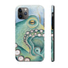 Green Octopus Watercolor Case Mate Tough Phone Cases Iphone 11 Pro