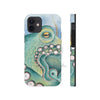 Green Octopus Watercolor Case Mate Tough Phone Cases Iphone 12 Mini