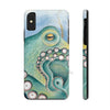 Green Octopus Watercolor Case Mate Tough Phone Cases Iphone X