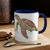 Green Sea Turtle Art Accent Coffee Mug 11Oz