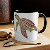 Green Sea Turtle Art Accent Coffee Mug 11Oz