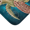 Green Sea Turtle Ocean Art Bath Mat Home Decor