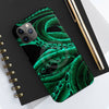 Green Tentacles Octopus Black Ink Art Case Mate Tough Phone Cases