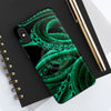 Green Tentacles Octopus Black Ink Art Case Mate Tough Phone Cases