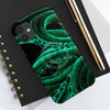 Green Tentacles Octopus Black Ink Art Case Mate Tough Phone Cases