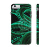Green Tentacles Octopus Black Ink Art Case Mate Tough Phone Cases Iphone 6/6S Plus