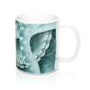 Green Tentacles Watercolor Art Mug 11Oz