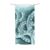 Green Tentacles Watercolor Art Polycotton Towel 36X72 Home Decor