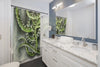 Green Tentacles Watercolor Art Shower Curtains Home Decor