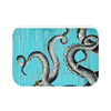 Grey Tentacles Octopus Teal Chic Bath Mat 24 × 17 Home Decor