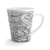 Griffin Vintage Etching White Latte Mug Mug