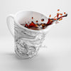 Griffin Vintage Etching White Latte Mug Mug