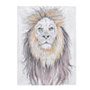 Grumpy Lion Bad Hair Day Watercolor Art Velveteen Plush Blanket 60 × 80 All Over Prints