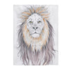 Grumpy Lion Bad Hair Day Watercolor Art Velveteen Plush Blanket 60 × 80 All Over Prints