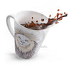 Grumpy Lion Watercolor Ink Art Latte Mug Mug