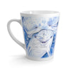Happy Cute Dolphins Blue Watercolor Art Latte Mug 12Oz Mug