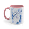 Happy Dolphins Love Blue Watercolor Art Accent Coffee Mug 11Oz