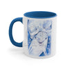 Happy Dolphins Love Blue Watercolor Art Accent Coffee Mug 11Oz /