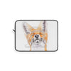 Happy Fox Watercolor Art Laptop Sleeve 12