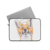 Happy Fox Watercolor Art Laptop Sleeve
