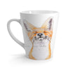 Happy Fox Watercolor Art Latte Mug 12Oz Mug
