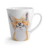 Happy Fox Watercolor Art Latte Mug Mug