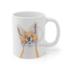 Happy Fox Watercolor Art Mug 11Oz