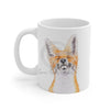 Happy Fox Watercolor Art Mug 11Oz