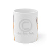 Happy Fox Watercolor Art Mug 11Oz