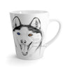 Happy Husky Dog Different Eyes White Latte Mug 12Oz Mug