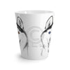 Happy Husky Dog Different Eyes White Latte Mug Mug