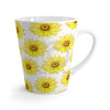 Happy Sunflowers Pattern White Latte Mug 12Oz Mug