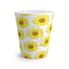 Happy Sunflowers Pattern White Latte Mug Mug