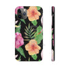 Hibiscus Black Pattern Floral Chic Case Mate Tough Phone Cases Iphone 11 Pro Max