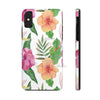 Hibiscus White Pattern Floral Chic Case Mate Tough Phone Cases