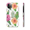 Hibiscus White Pattern Floral Chic Case Mate Tough Phone Cases Iphone 11 Pro Max