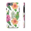 Hibiscus White Pattern Floral Chic Case Mate Tough Phone Cases Iphone 6/6S