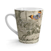Horse And Flowers Vintage Romantic Art Latte Mug Mug