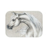 Arabian Horse Grey Fine Art Bath Mat 24 × 17 Home Decor