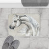 Arabian Horse Grey Fine Art Bath Mat Home Decor