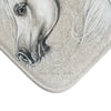 Arabian Horse Grey Fine Art Bath Mat Home Decor
