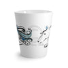 Horse Doodle Blue Tribal Ink Art Latte Mug Mug