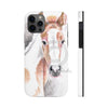 Horse Foal Ginger Appaloosa Watercolor Art Case Mate Tough Phone Cases Iphone 12 Pro